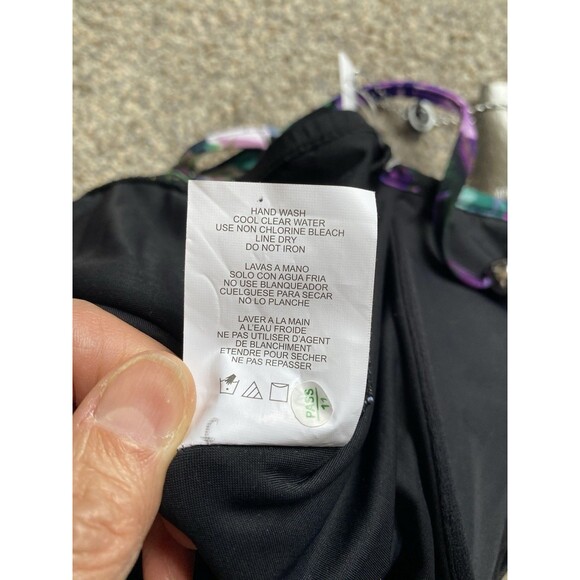 Magicsuit One Piece Swimsuit Size 10 Purple Floral Slimming Wrap Underwire $166 - Picture 7 of 10